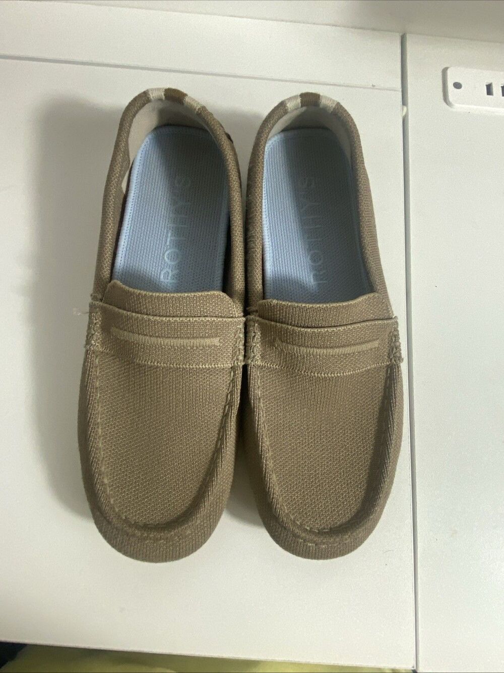Rothy's The Driver Loafers Latte Women's Size 7.5 Washable Flats - Picture 9 of 10